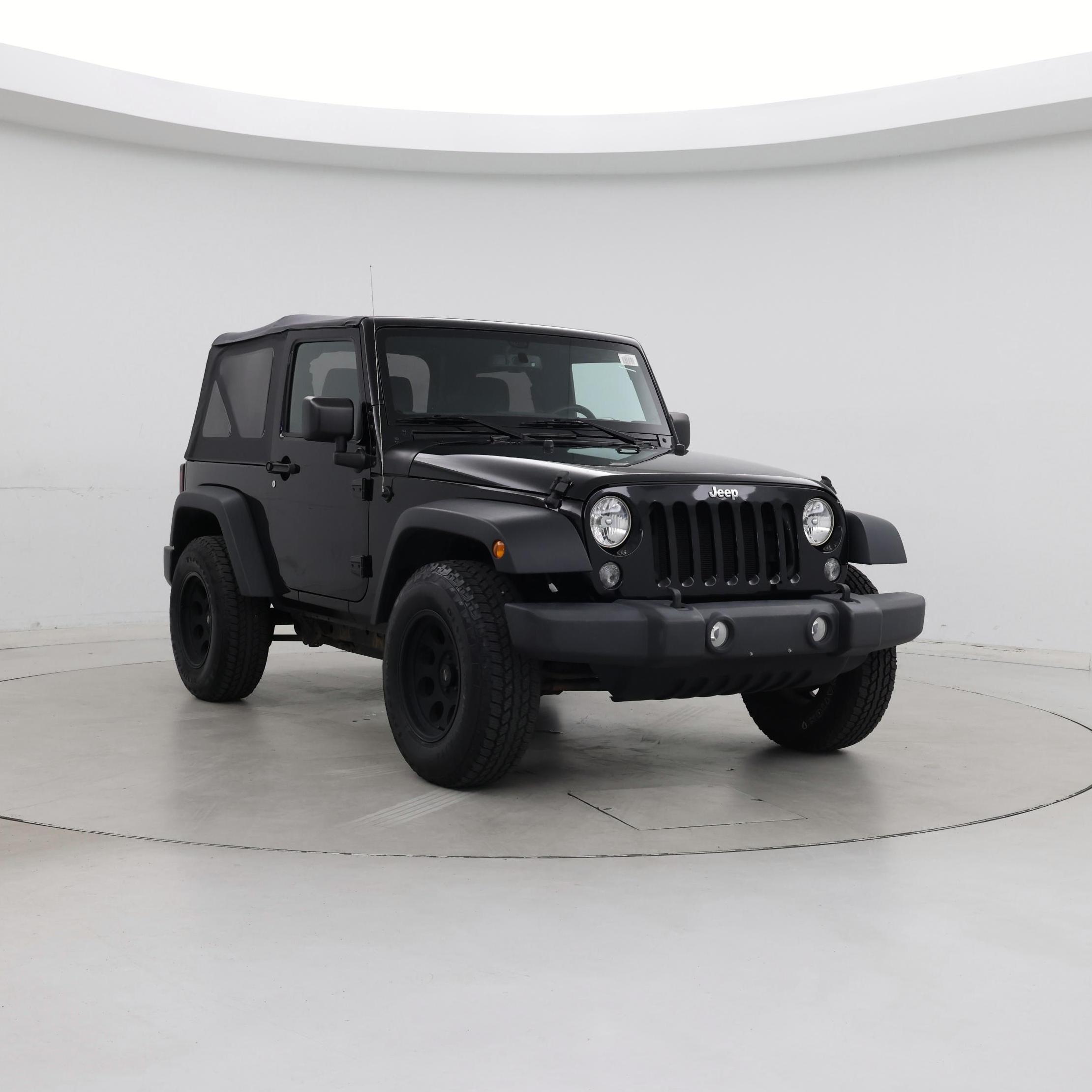 Black 2015 Jeep Wrangler SUV / Crossover Four-Wheel Drive Manual