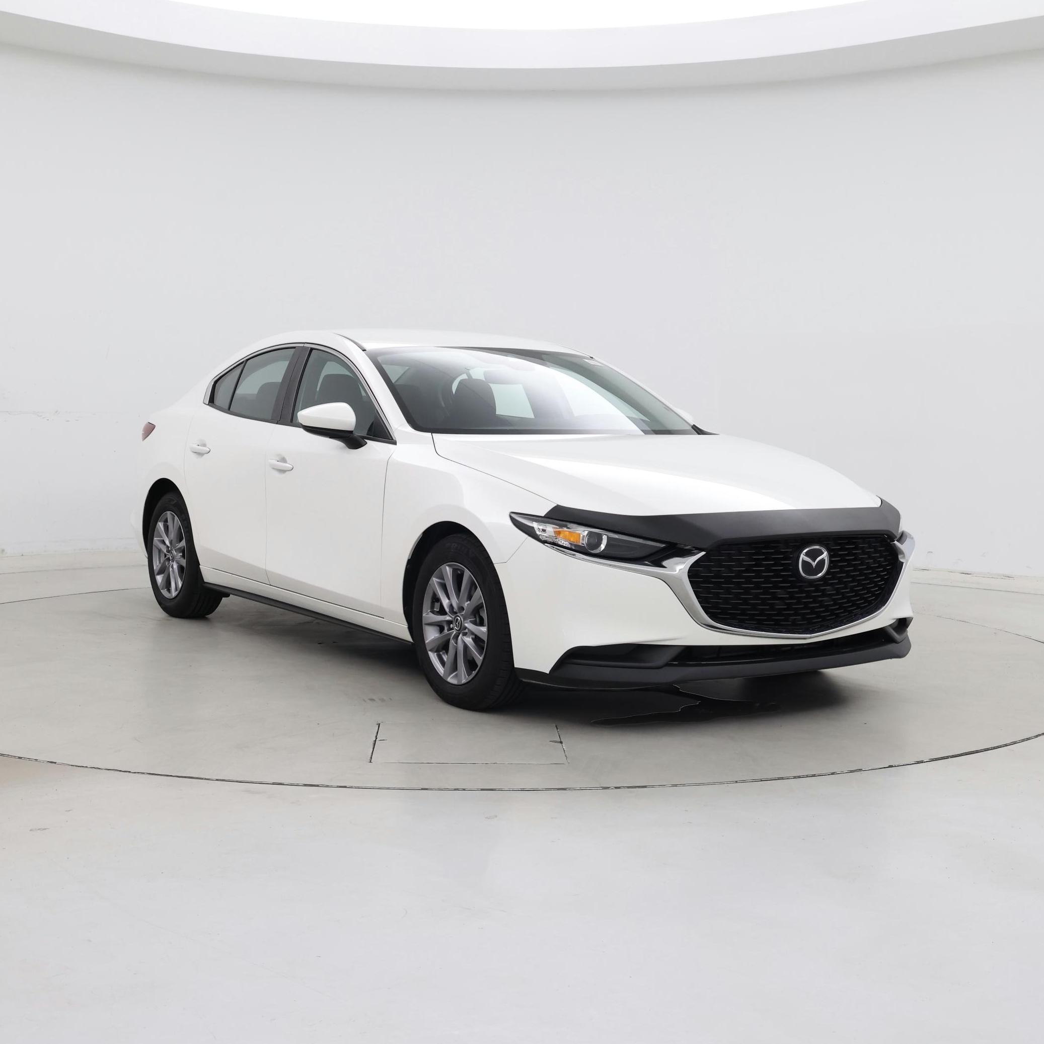 White 2021 Mazda MAZDA3 Sedan Front-Wheel Drive Automatic