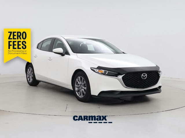 White 2021 Mazda MAZDA3 Sedan Front-Wheel Drive Automatic