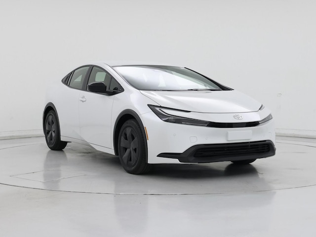 White 2024 Toyota Prius LE FWD Hatchback Front-Wheel Drive Automatic