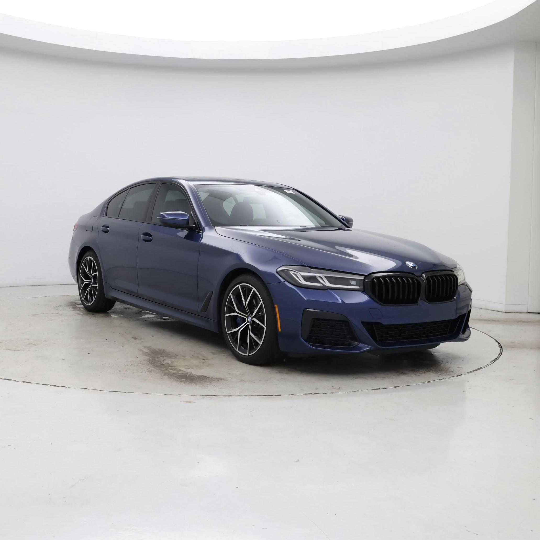 Blue 2023 BMW 5 Series Sedan Rear-Wheel Drive Automatic