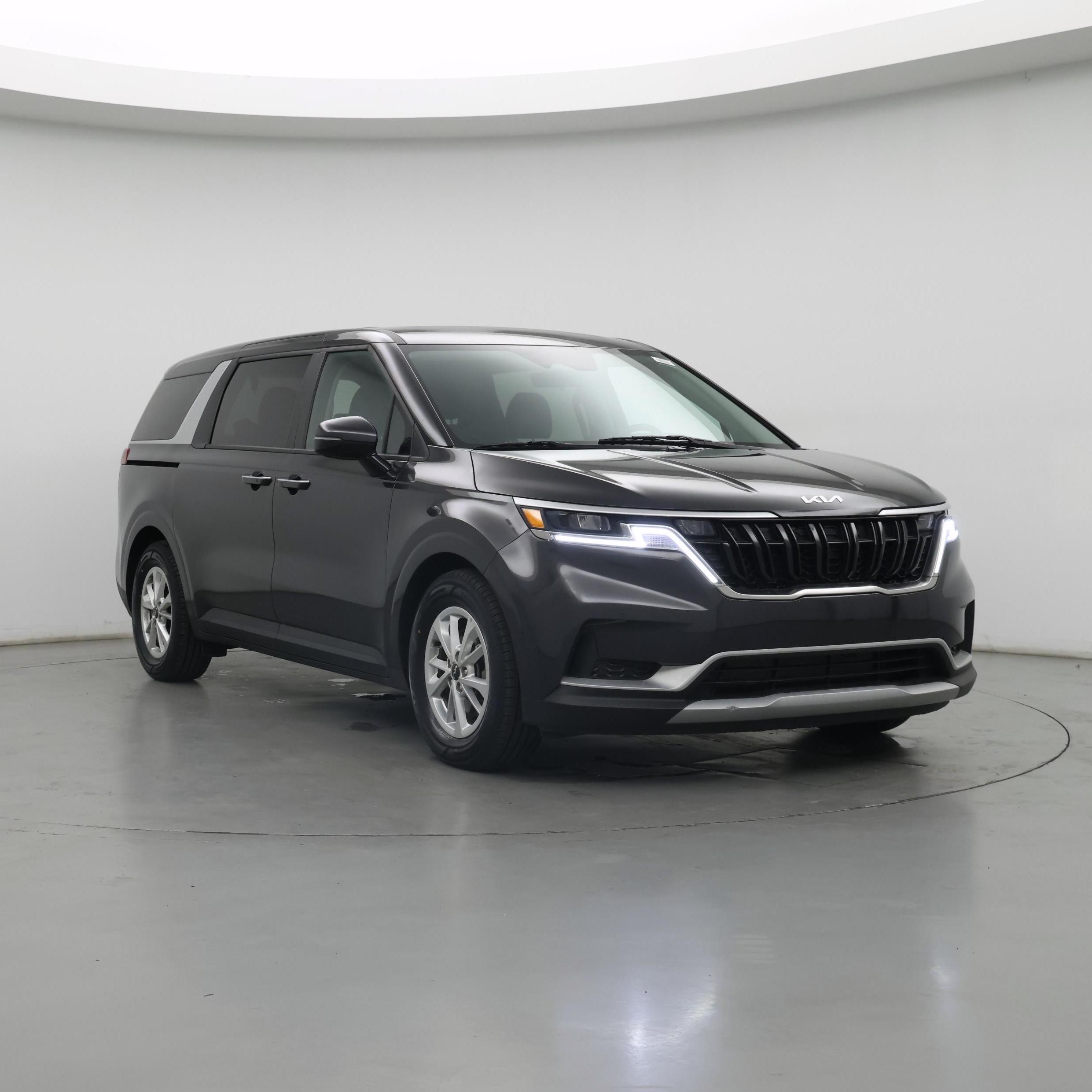 Gray 2024 Kia Carnival Minivan Front-Wheel Drive Automatic
