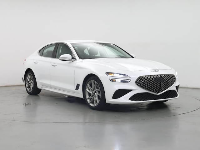 White 2022 Genesis G70 2.0T RWD Sedan Rear-Wheel Drive Automatic