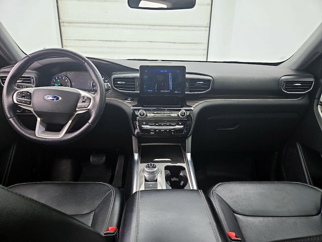 White 2021 Ford Explorer Hybrid Limited RWD SUV / Crossover Rear-Wheel Drive Automatic