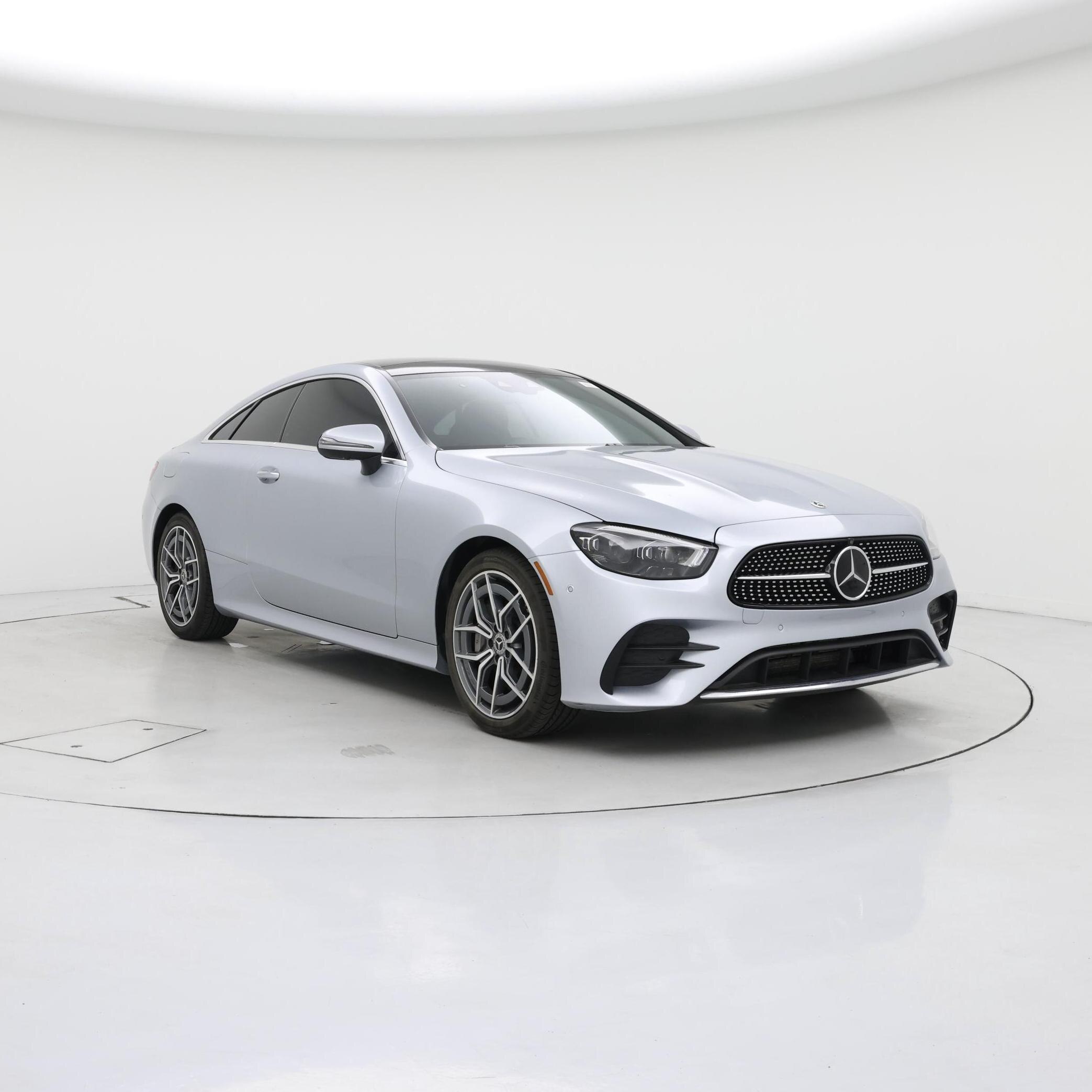 Silver 2021 Mercedes-Benz E-Class Coupe All-Wheel Drive Automatic