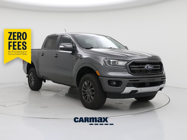 Gray 2019 Ford Ranger Lariat SuperCrew 4WD Pickup Truck Four-Wheel Drive Automatic