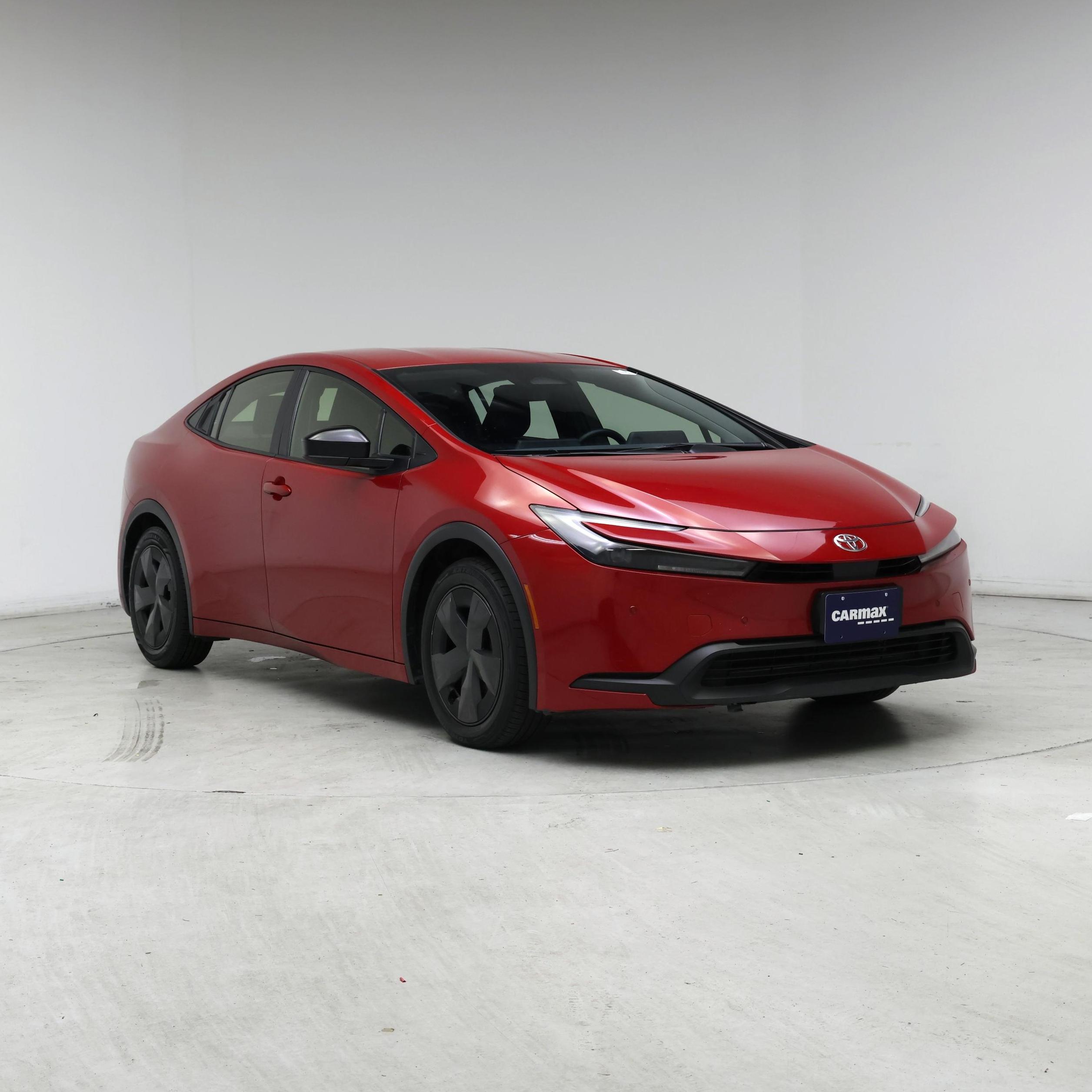Red 2024 Toyota Prius Hatchback Front-Wheel Drive Automatic
