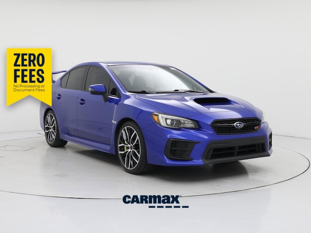 Blue 2021 Subaru WRX STI AWD Sedan All-Wheel Drive Manual