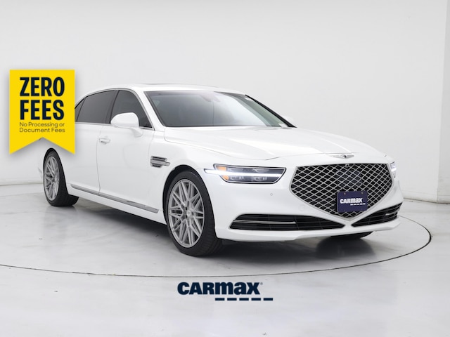 White 2021 Genesis G90 5.0L Ultimate RWD Sedan Rear-Wheel Drive Automatic