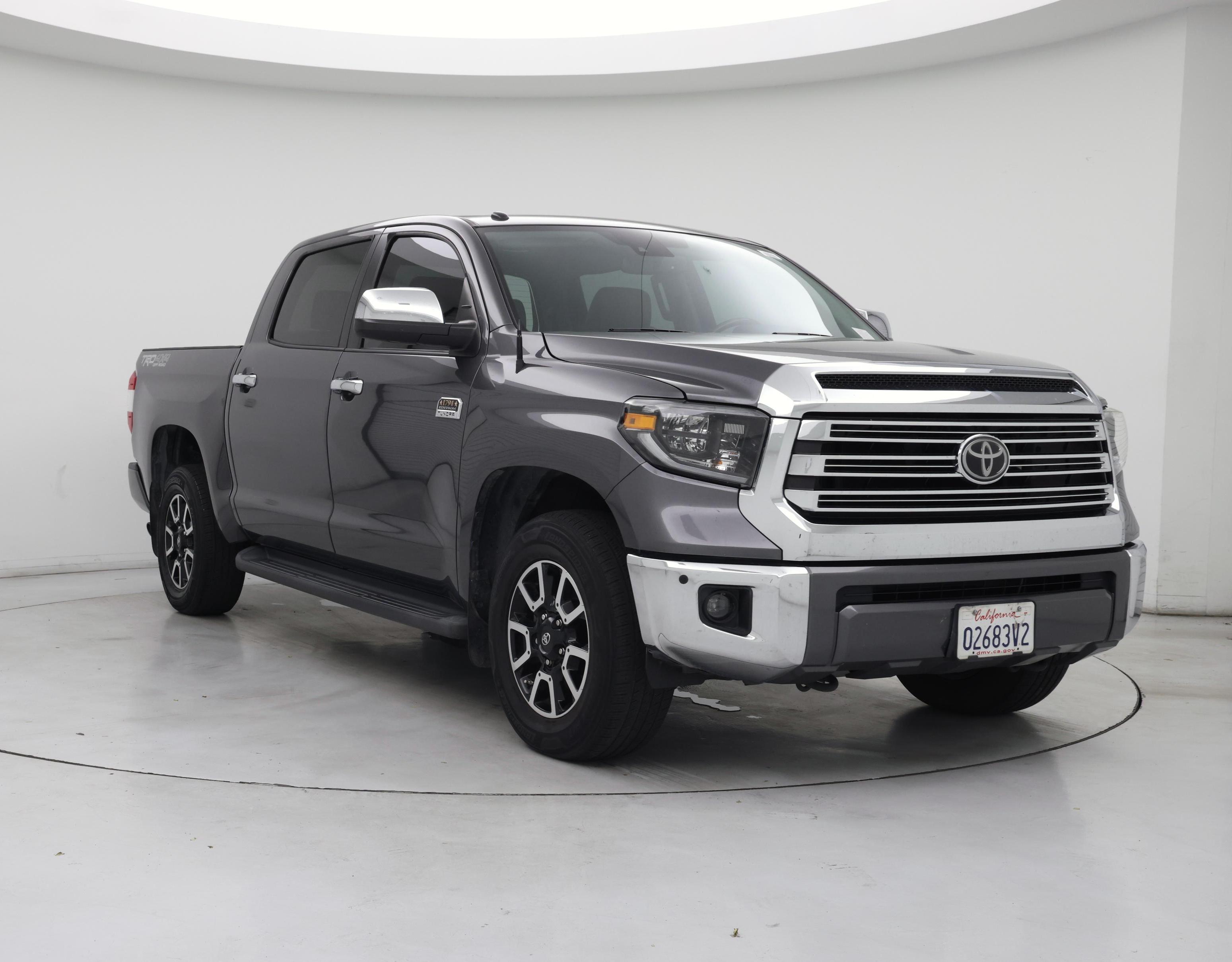 Gray 2019 Toyota Tundra Pickup Truck Four-Wheel Drive Automatic