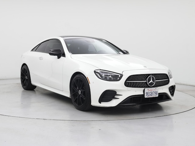 White 2022 Mercedes-Benz E-Class E 450 Coupe RWD Coupe Rear-Wheel Drive Automatic