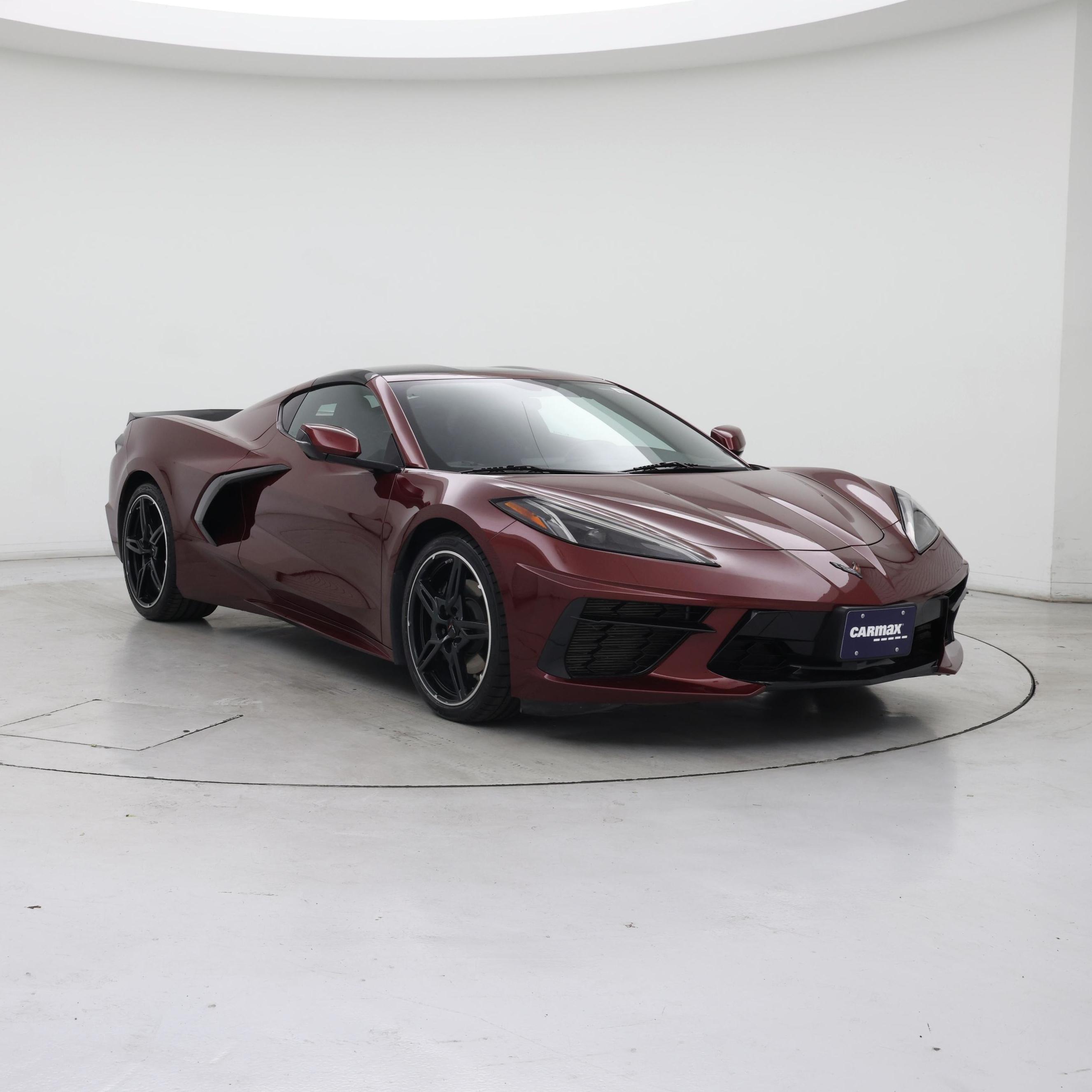 Red (Burgundy) 2020 Chevrolet Corvette Coupe Rear-Wheel Drive Automatic