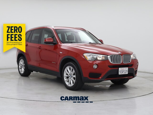 Red 2017 BMW X3 SUV / Crossover All-Wheel Drive Automatic