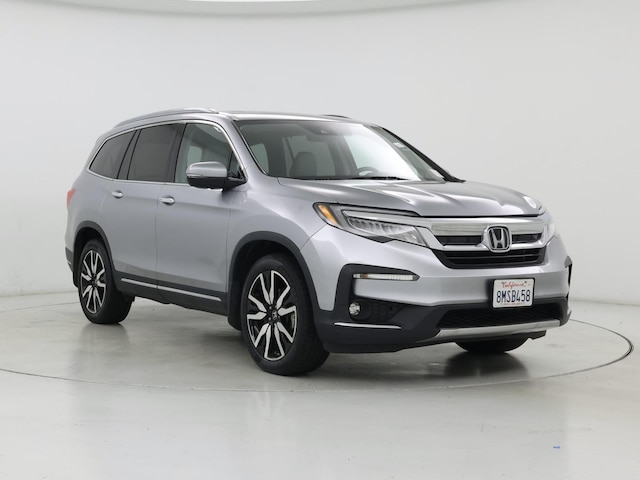 Silver 2020 Honda Pilot Touring FWD with Rear Captain's Chairs SUV / Crossover Front-Wheel Drive Automatic