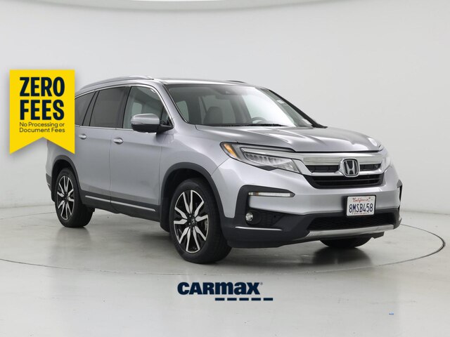 Silver 2020 Honda Pilot Touring FWD with Rear Captain's Chairs SUV / Crossover Front-Wheel Drive Automatic