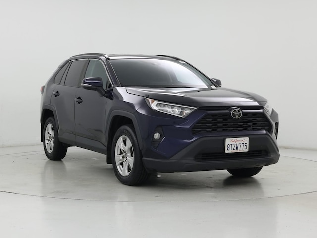 Blue 2021 Toyota RAV4 XLE FWD SUV / Crossover Front-Wheel Drive Automatic
