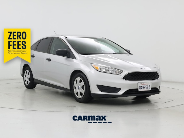 Silver 2017 Ford Focus S Sedan Front-Wheel Drive Automatic