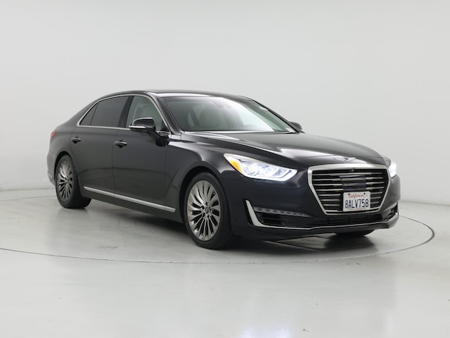 Gray 2018 Genesis G90 Premium Sedan Rear-Wheel Drive Automatic