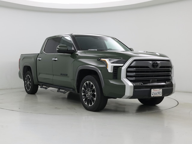 Green 2023 Toyota Tundra Hybrid Limited HV CrewMax Cab 4WD Pickup Truck Four-Wheel Drive Automatic