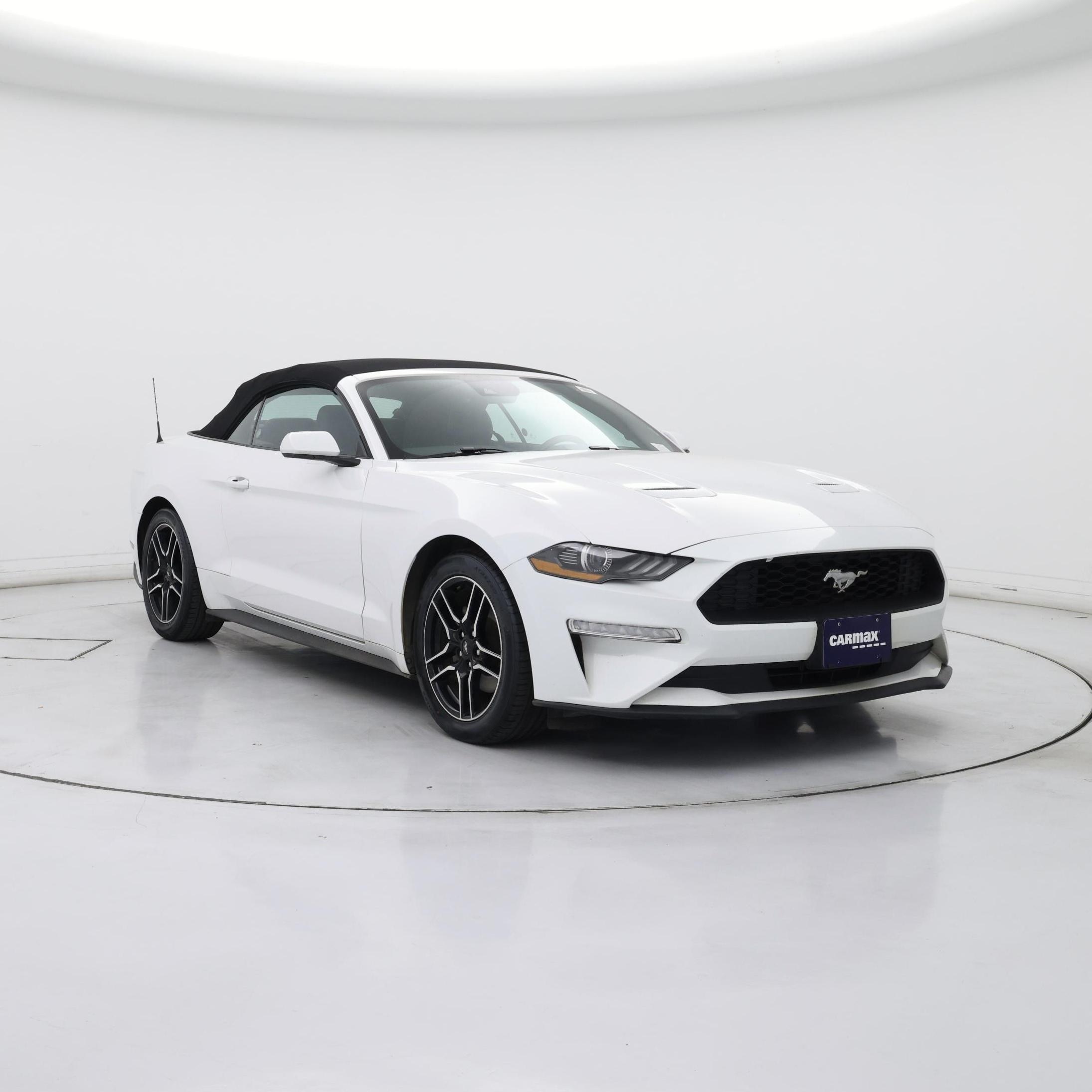 White 2023 Ford Mustang Convertible Rear-Wheel Drive Automatic