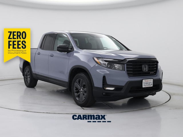 Blue 2023 Honda Ridgeline Sport AWD Pickup Truck All-Wheel Drive Automatic