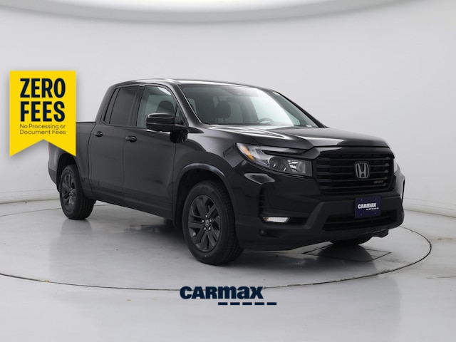 Black 2023 Honda Ridgeline Sport AWD Pickup Truck All-Wheel Drive Automatic