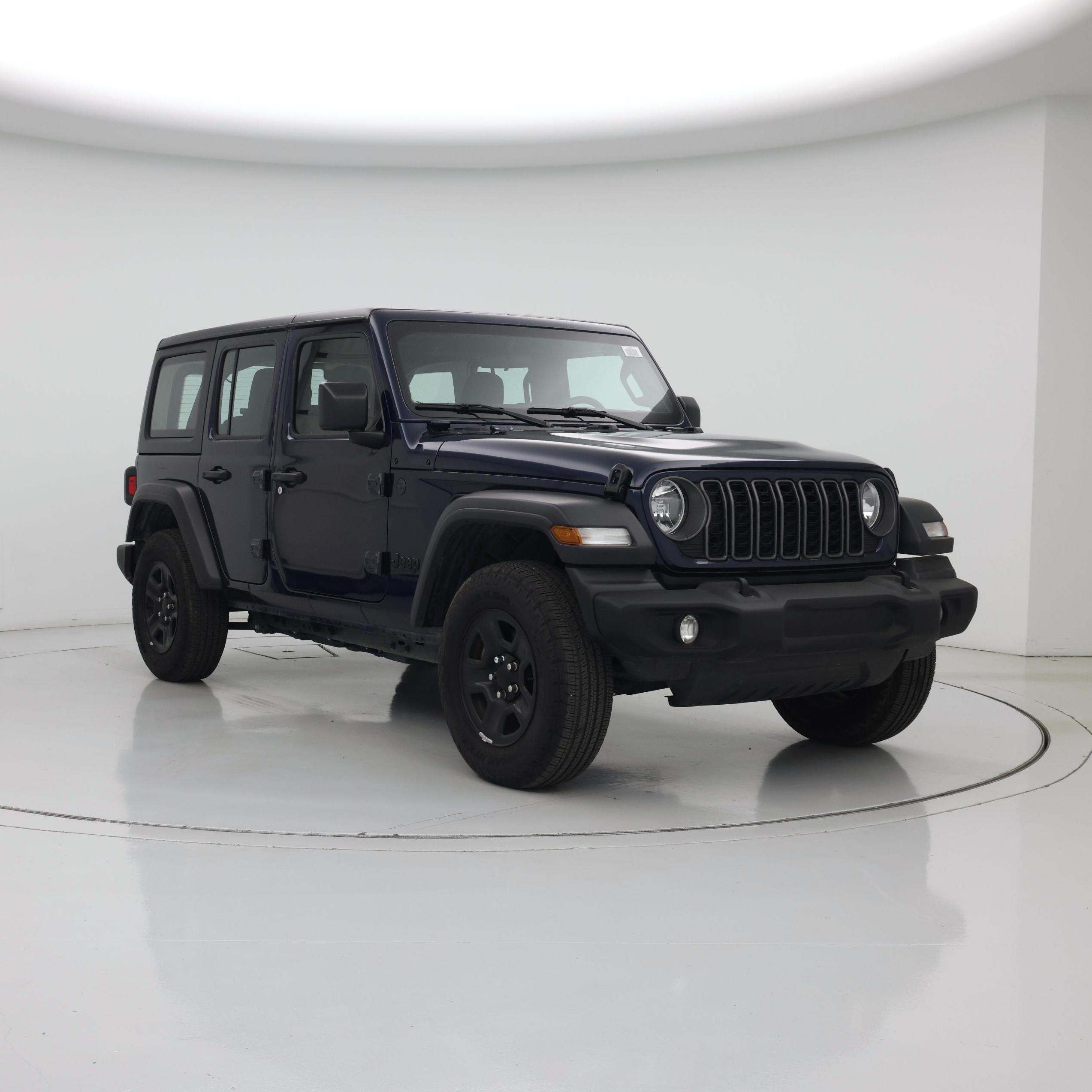 Blue 2025 Jeep Wrangler Sport 4-Door 4WD SUV / Crossover Four-Wheel Drive Automatic