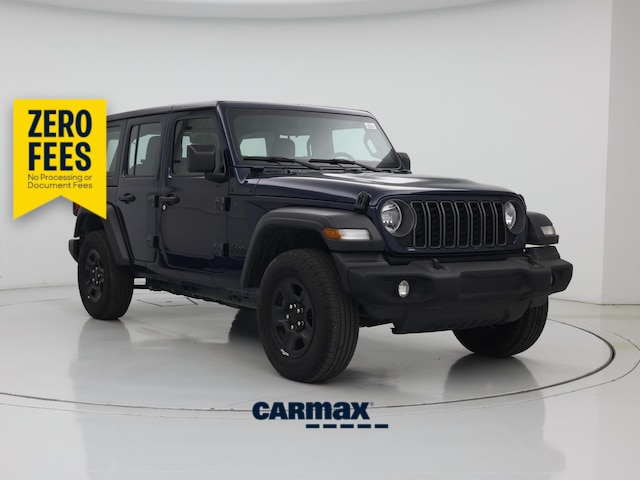 Blue 2025 Jeep Wrangler Sport 4-Door 4WD SUV / Crossover Four-Wheel Drive Automatic