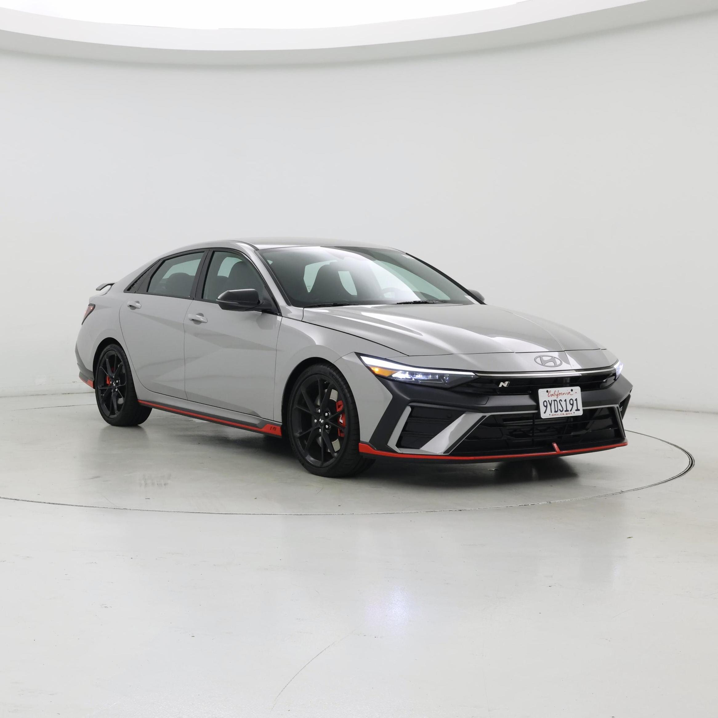 Gray 2025 Hyundai Elantra N Sedan Front-Wheel Drive Manual