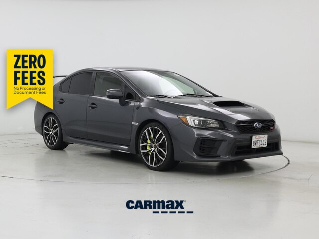 Gray 2021 Subaru WRX STI Sedan All-Wheel Drive Manual