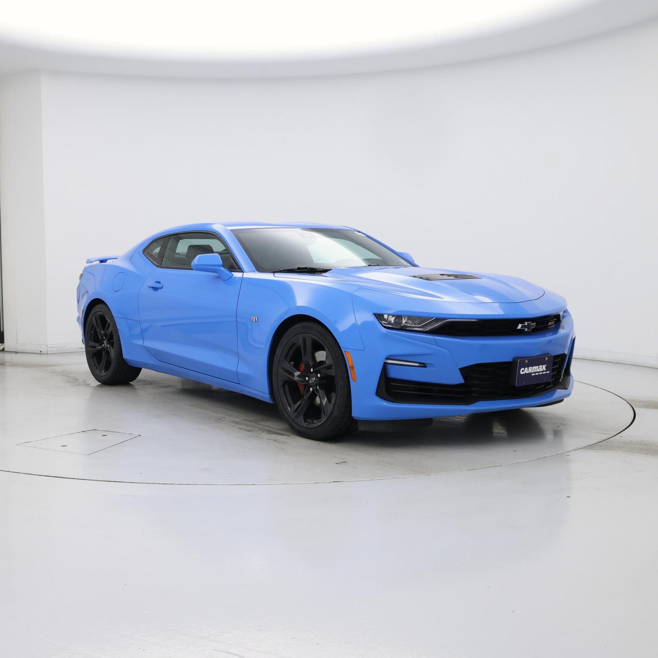 Blue 2023 Chevrolet Camaro Coupe Rear-Wheel Drive Automatic