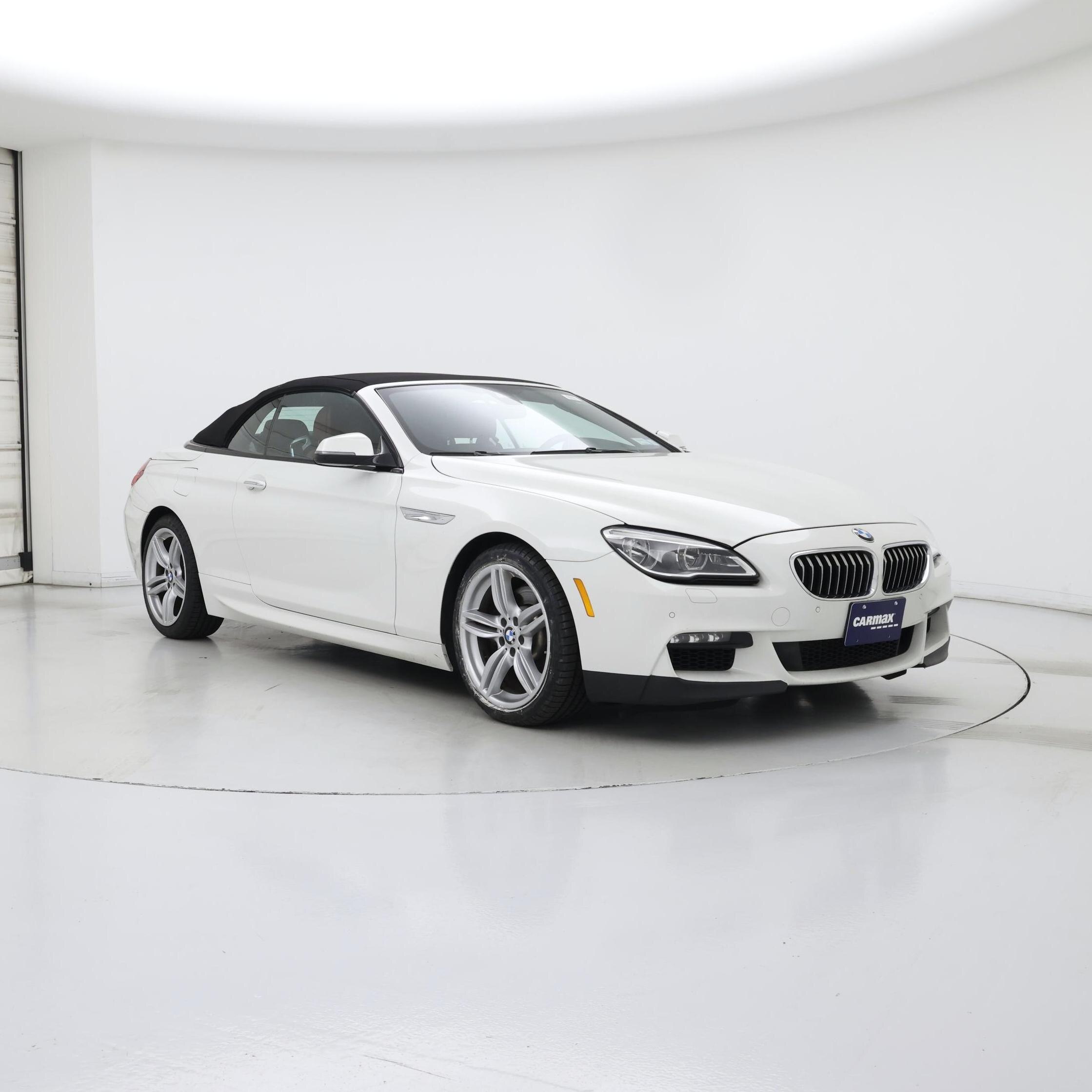 White 2018 BMW 6 Series Convertible All-Wheel Drive Automatic