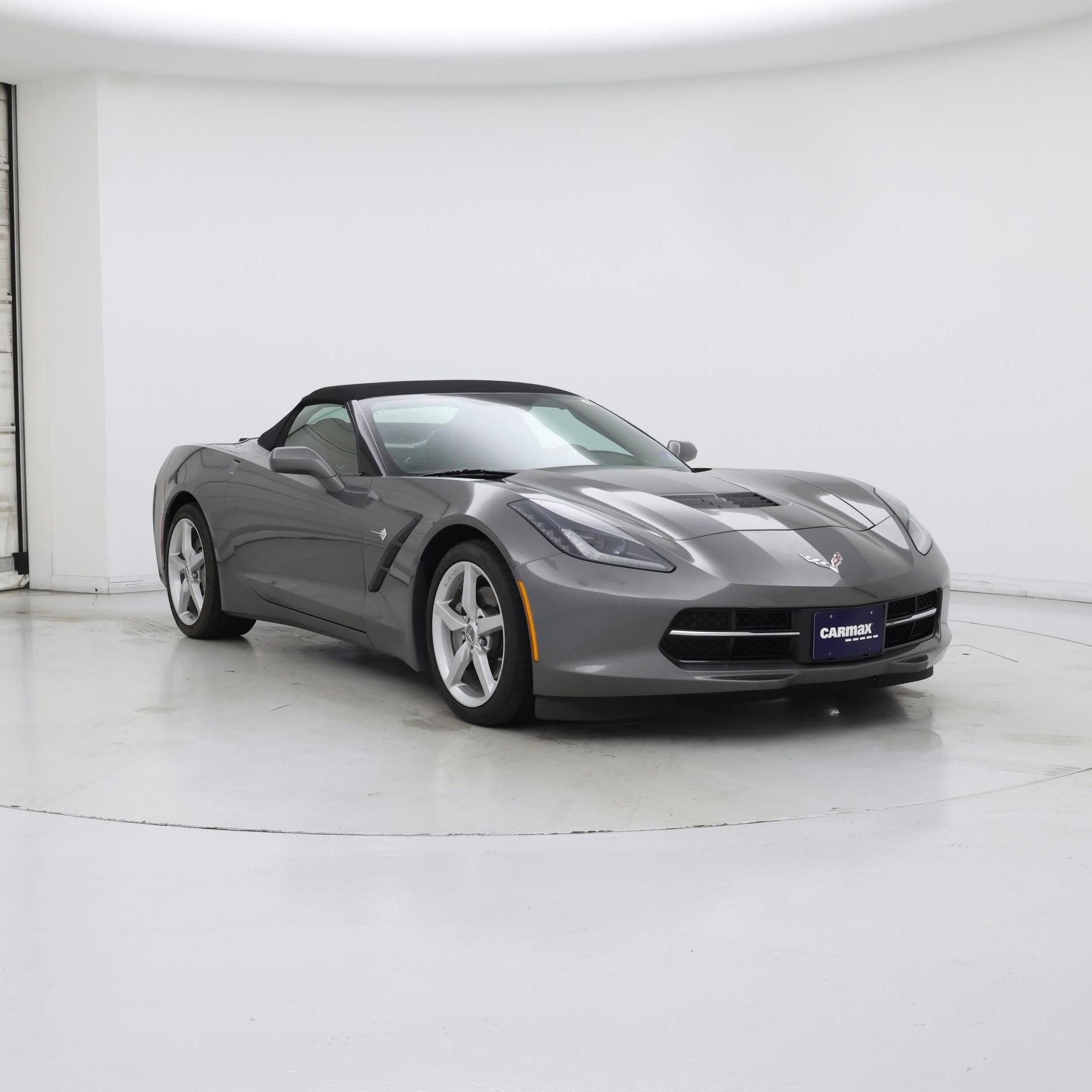 Gray 2015 Chevrolet Corvette Convertible Rear-Wheel Drive Automatic