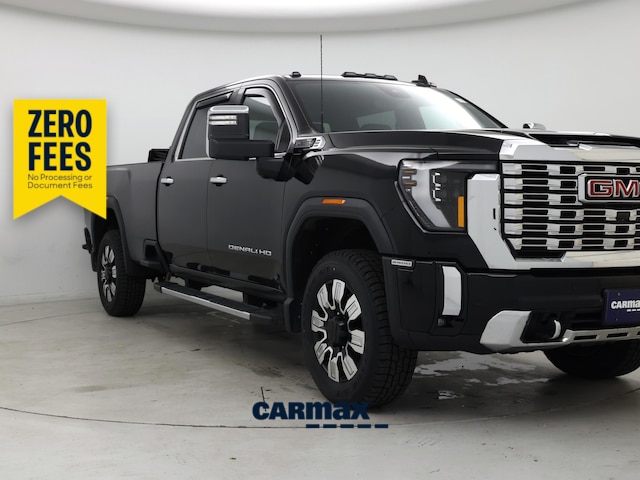 Black 2024 GMC Sierra 2500HD Denali Crew Cab 4WD Pickup Truck Four-Wheel Drive Automatic