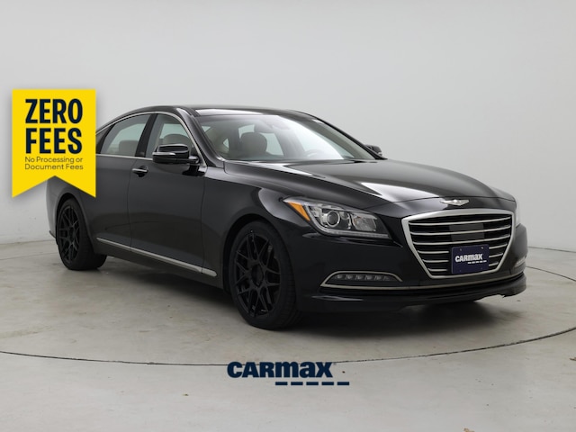Black 2017 Genesis G80 Sedan Rear-Wheel Drive Automatic