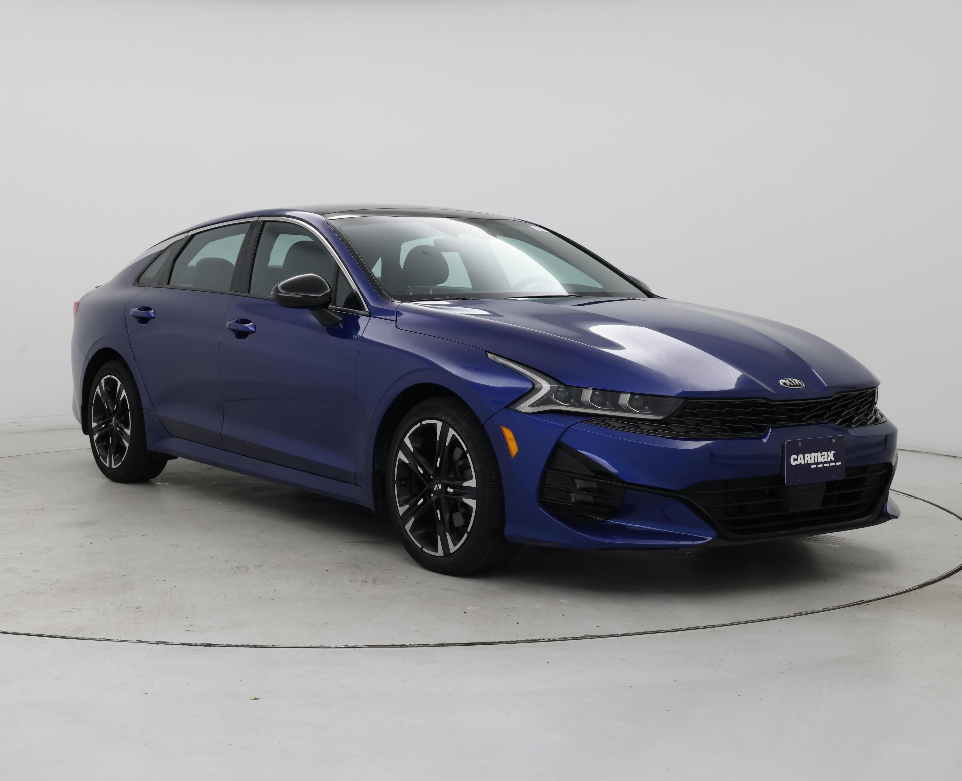 Blue 2021 Kia K5 GT-Line FWD Sedan Front-Wheel Drive Automatic