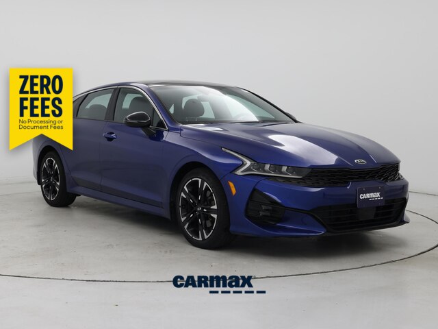Blue 2021 Kia K5 GT-Line FWD Sedan Front-Wheel Drive Automatic