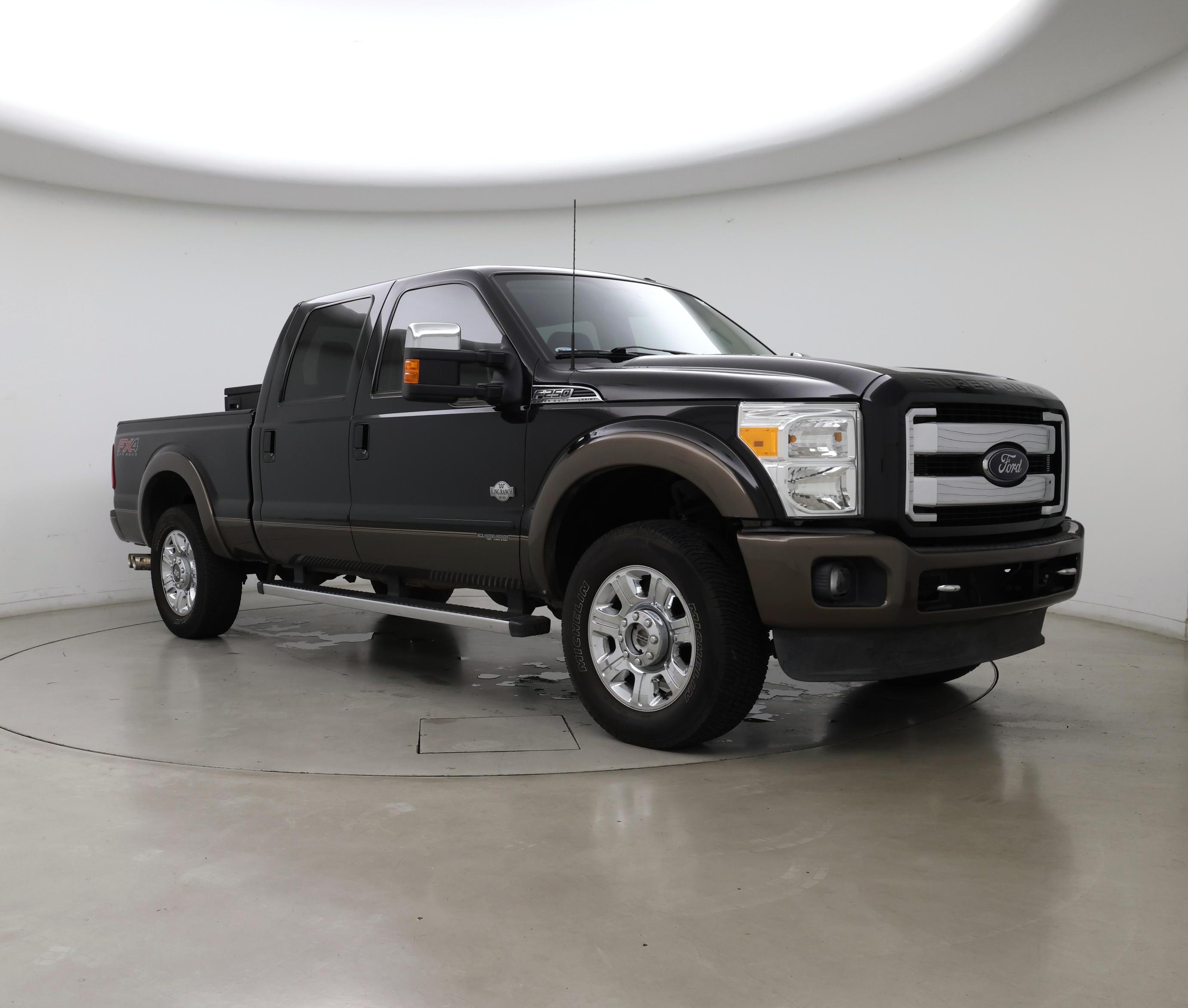 Black 2015 Ford F-250 Super Duty Pickup Truck Four-Wheel Drive Automatic