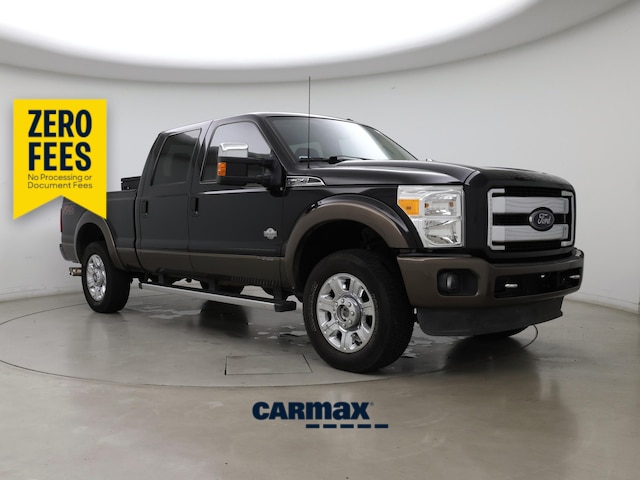 Black 2015 Ford F-250 Super Duty Pickup Truck Four-Wheel Drive Automatic
