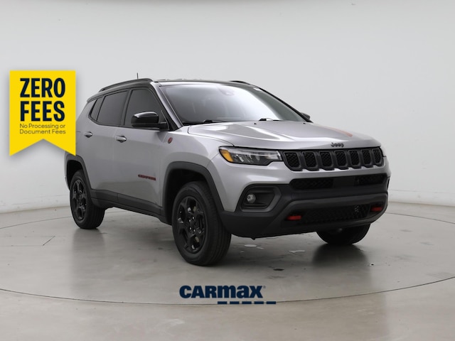 Silver 2023 Jeep Compass Trailhawk 4WD SUV / Crossover Four-Wheel Drive Automatic