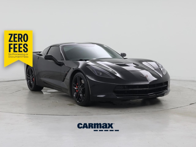 Black 2019 Chevrolet Corvette Coupe Rear-Wheel Drive Manual