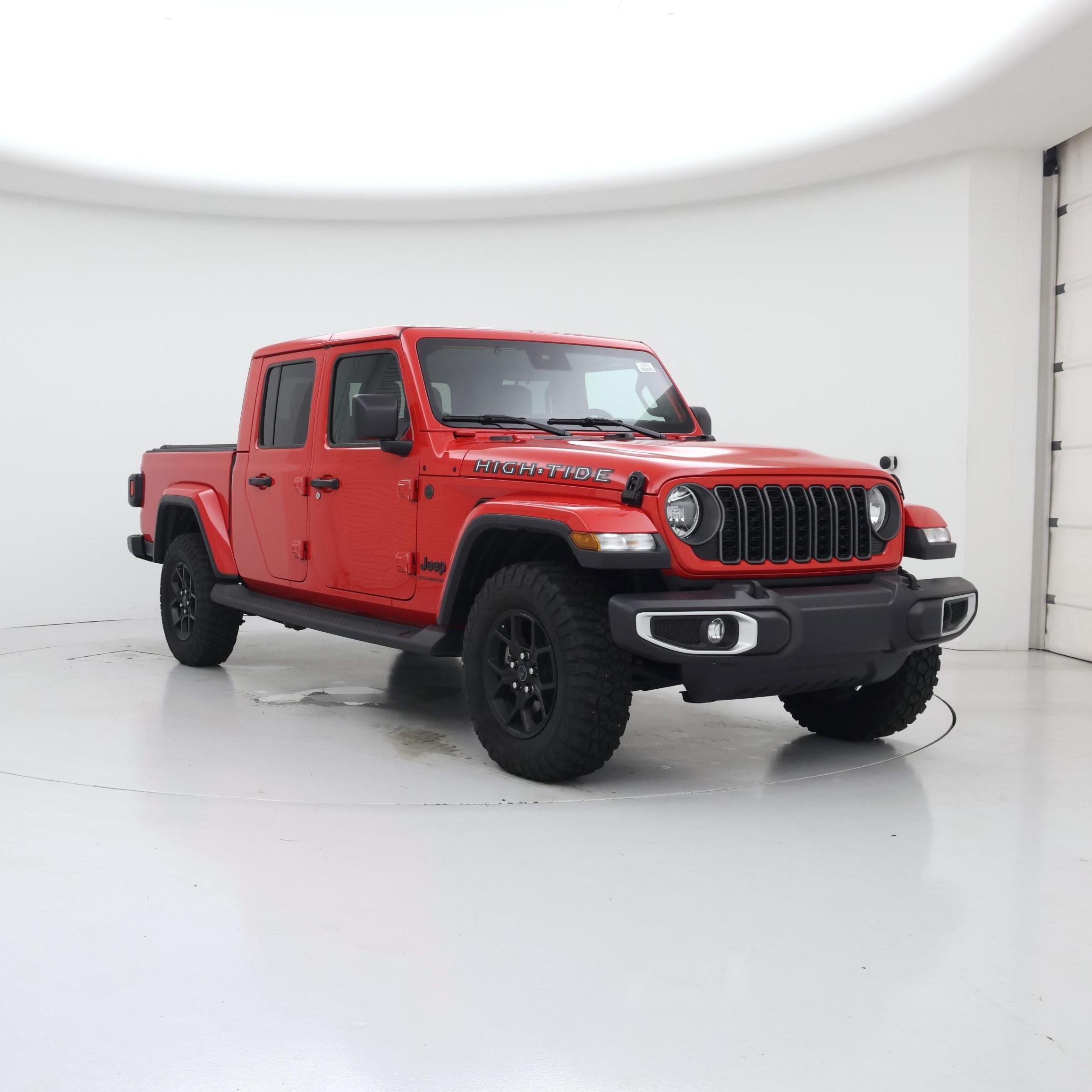 Red 2025 Jeep Gladiator High Tide Crew Cab 4WD Pickup Truck Four-Wheel Drive Automatic