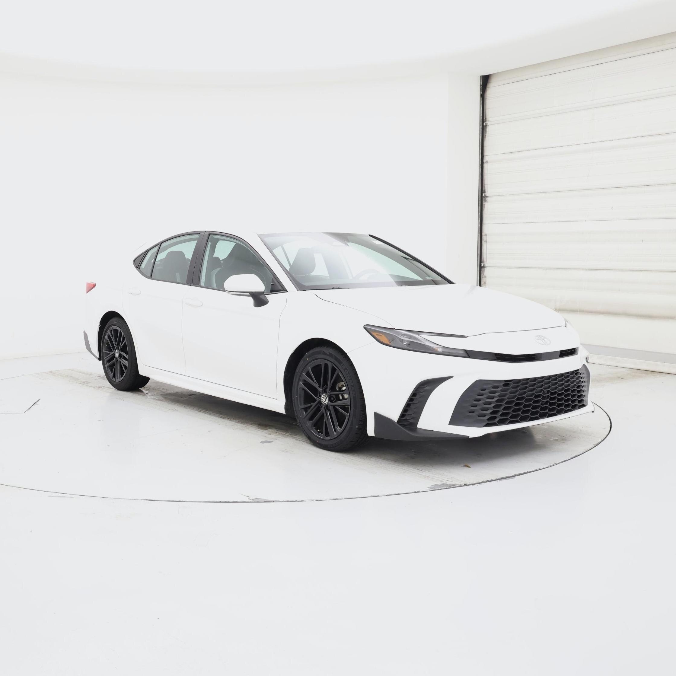 White 2025 Toyota Camry Sedan Front-Wheel Drive Automatic