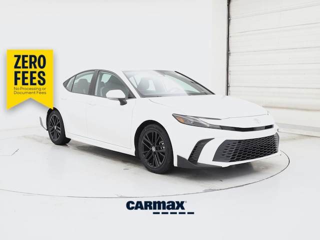 White 2025 Toyota Camry Sedan Front-Wheel Drive Automatic