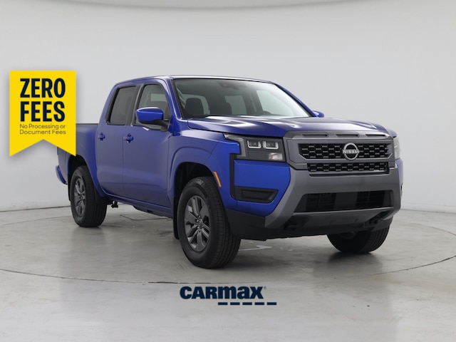 Blue 2026 Nissan Frontier Pickup Truck Four-Wheel Drive Automatic