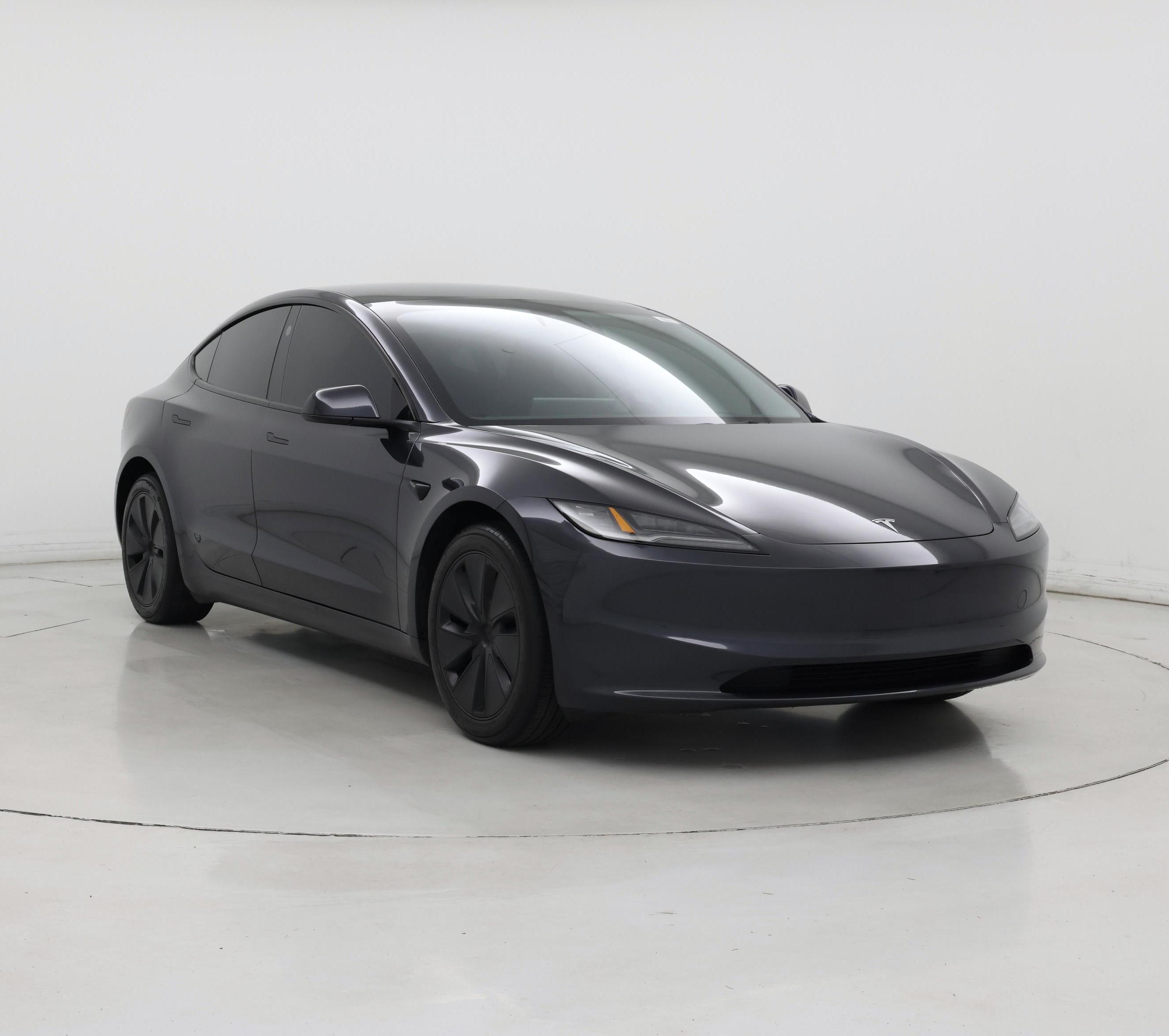 Gray 2024 Tesla Model 3 Sedan Rear-Wheel Drive Automatic