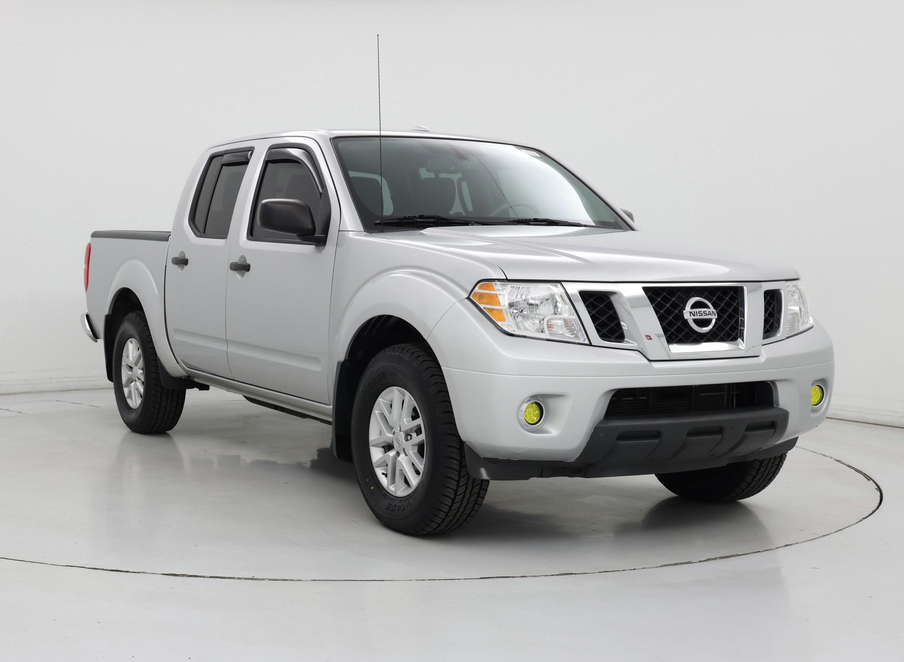 Silver 2015 Nissan Frontier Pickup Truck Four-Wheel Drive Automatic