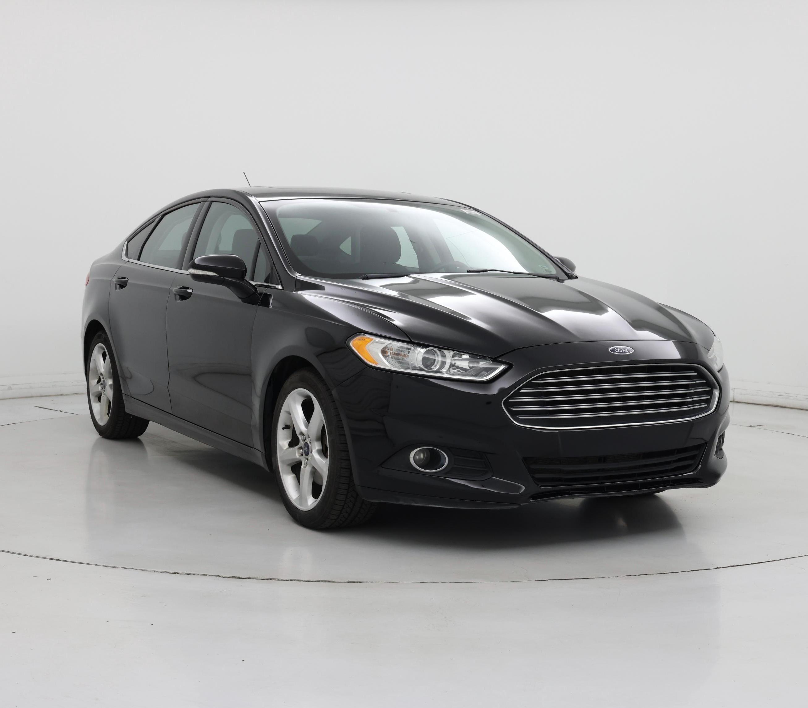 Black 2016 Ford Fusion Sedan Front-Wheel Drive Automatic