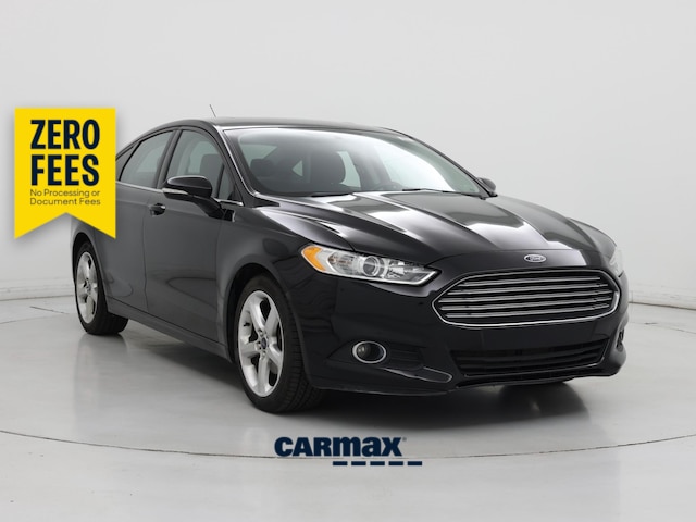 Black 2016 Ford Fusion Sedan Front-Wheel Drive Automatic