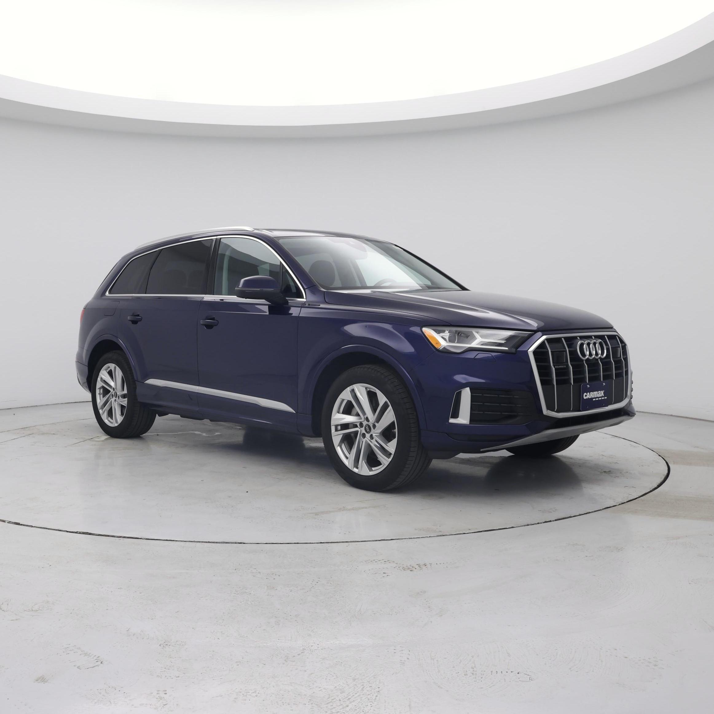 Blue 2022 Audi Q7 quattro Premium Plus 45 TFSI SUV / Crossover All-Wheel Drive Automatic